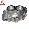 Custom cast aluminum intake manifold gravity casting and cnc machining intercooler engine block casting